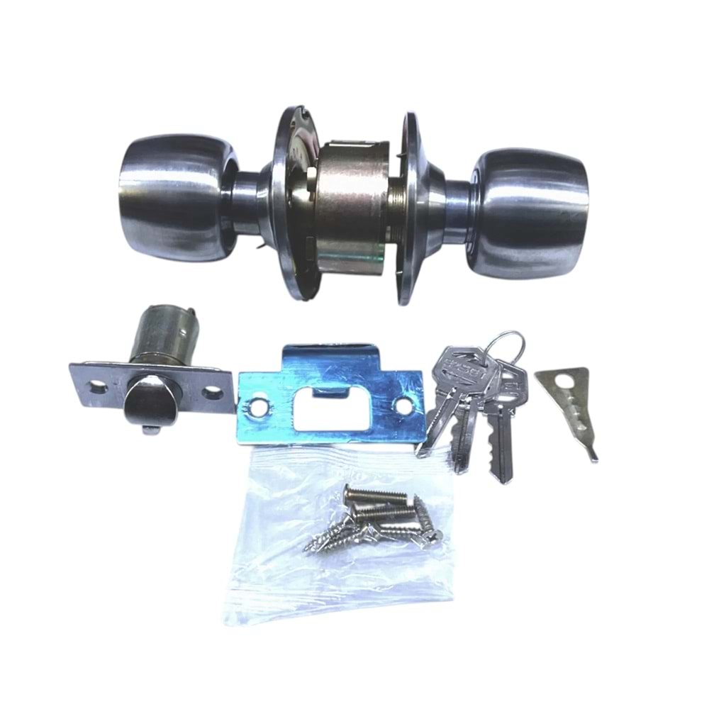 TOPUZLU OTEL KİLİT SATEN SET